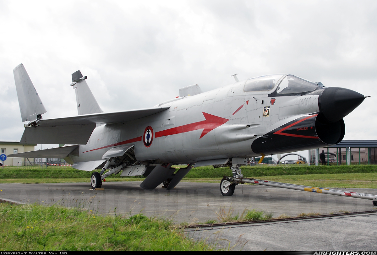 France - Navy Vought F-8P Crusader 11 at Landivisiau (LDV / LFRJ), France