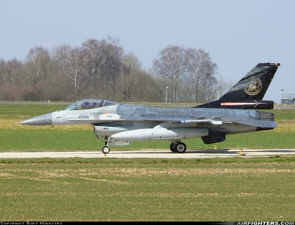 Belgium - Air Force General Dynamics F-16AM Fighting Falcon FA-121 at Florennes (EBFS), Belgium