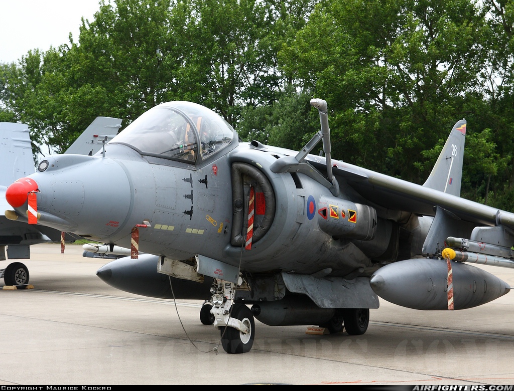 UK - Air Force British Aerospace Harrier GR.7 ZD378 at Leeuwarden (LWR / EHLW), Netherlands