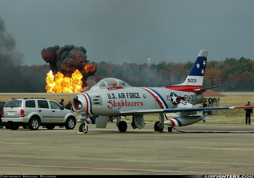 Private North American F-86F Sabre NX86FR at Jacksonville - Little Rock AFB (LRF / KLRF), USA