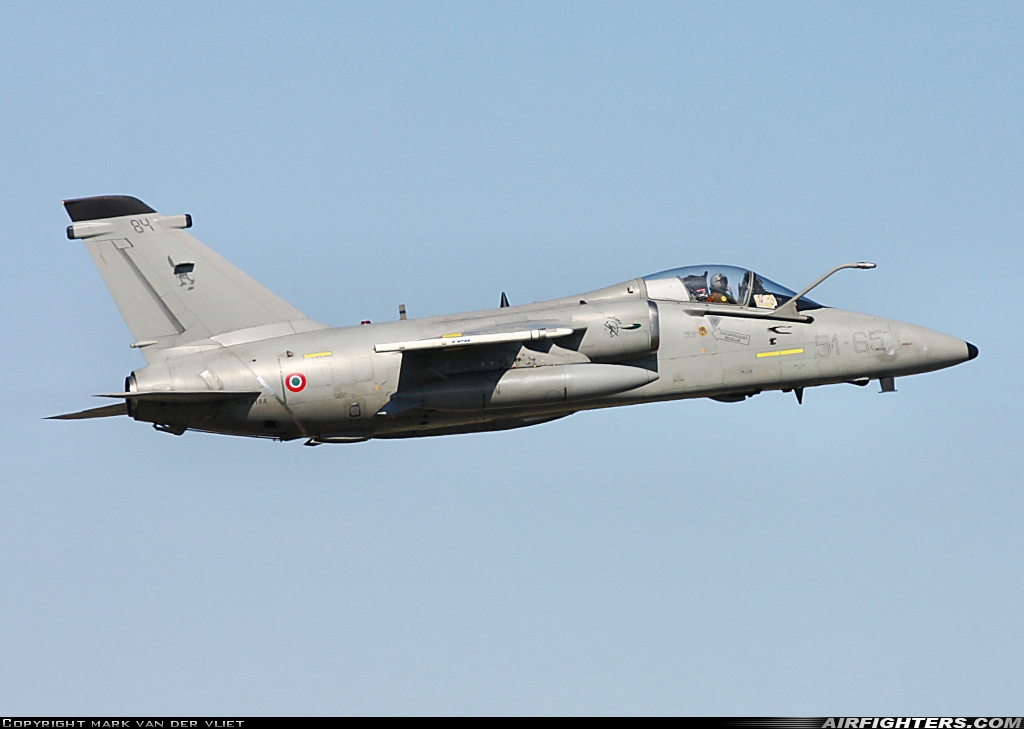 Italy - Air Force AMX International AMX  ACOL MM7184 at Florennes (EBFS), Belgium
