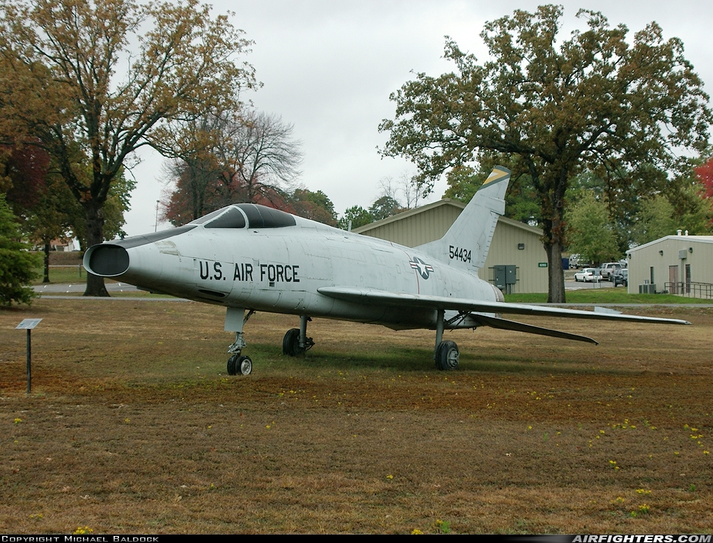 USA - Air Force North American F-100D Super Sabre 56-5434 at Off-Airport - Camp Robinson, USA