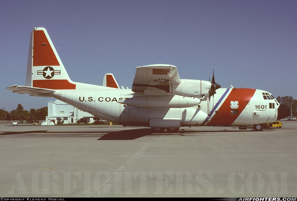 USA - Coast Guard Lockheed HC-130H Hercules (L-382) 1601 at Sacramento - McClellan Airfield (AFB) (MCC / KMCC), USA