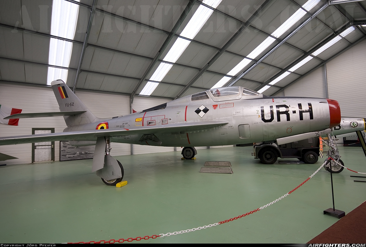 Belgium - Air Force Republic F-84F Thunderstreak FU-144 at Florennes (EBFS), Belgium