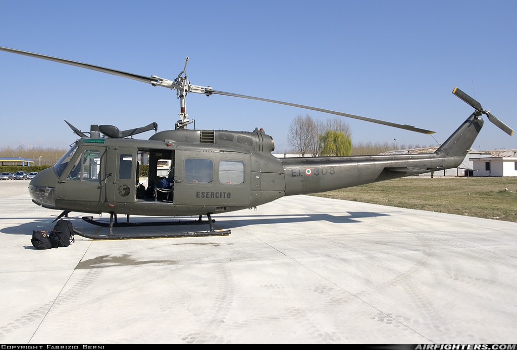 Italy - Army Agusta-Bell AB-205A-1 MM80560 at Casarsa della Delizia (LIDK), Italy