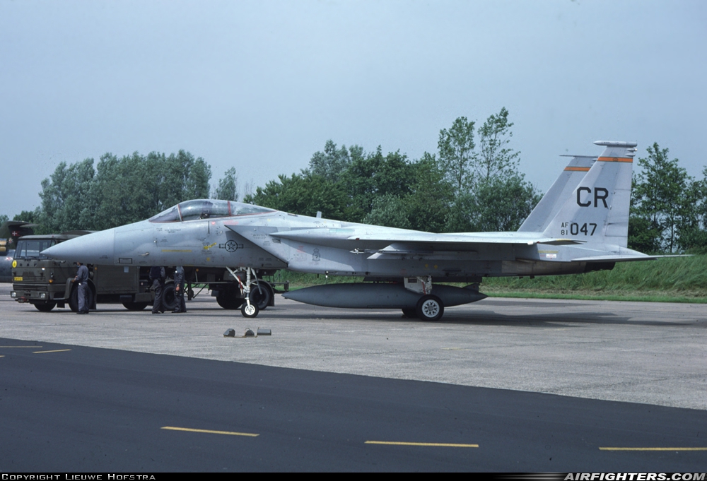 USA - Air Force McDonnell Douglas F-15C Eagle 81-0047 at Leeuwarden (LWR / EHLW), Netherlands