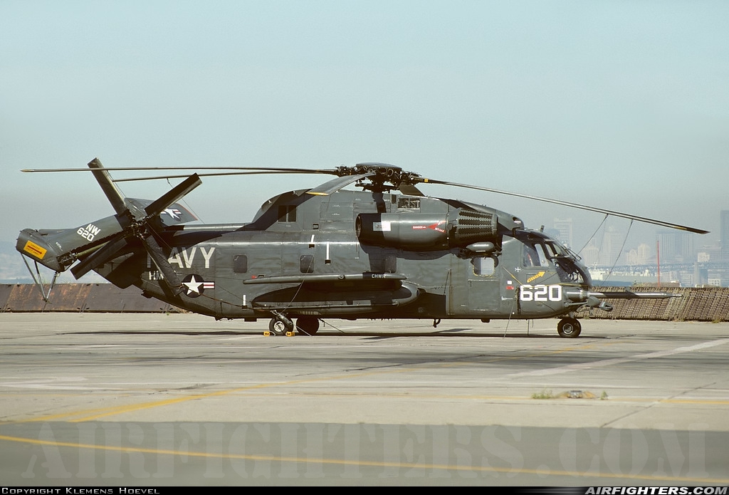 USA - Navy Sikorsky RH-53D Sea Stallion (S-65) 158*** at Alameda - NAS (Nimitz Field) (NGZ / KNGZ) (closed), USA