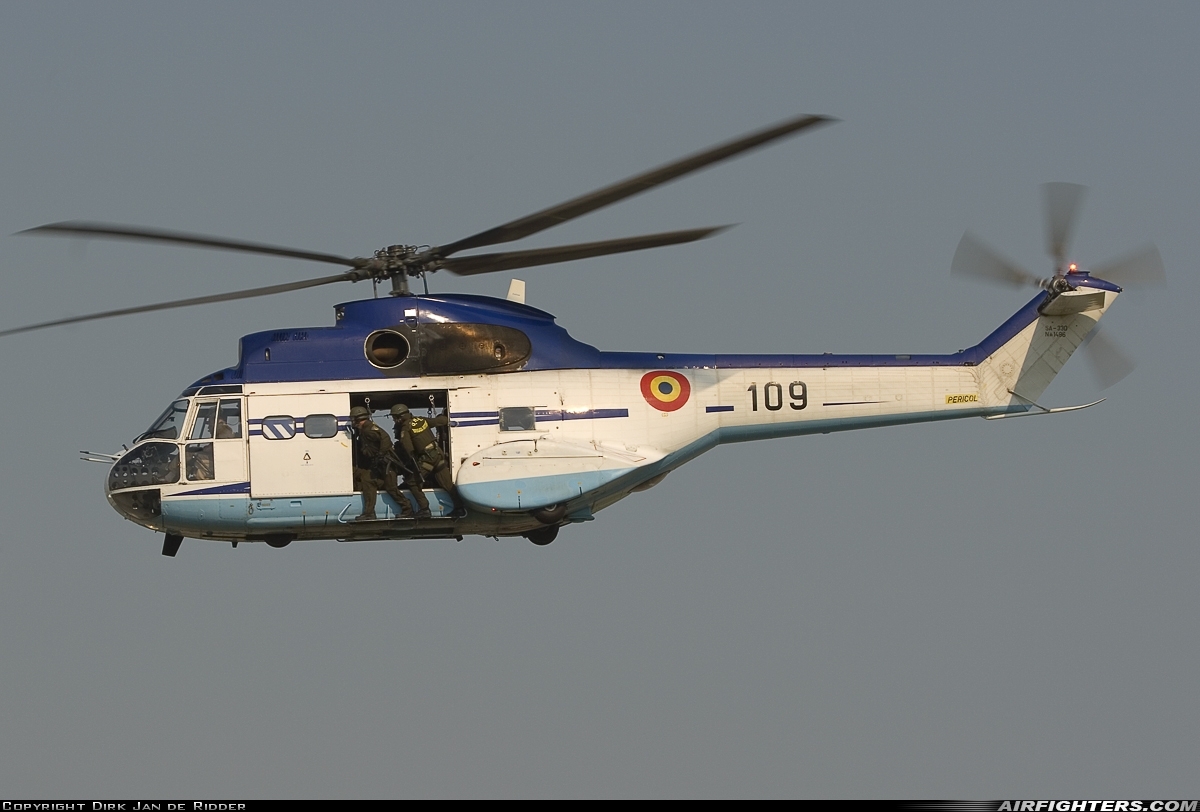 Local Government - Romania - Police Aerospatiale SA-330L Puma 109 at Constanta - Mihail Kogalniceanu (CND / LRCK), Romania