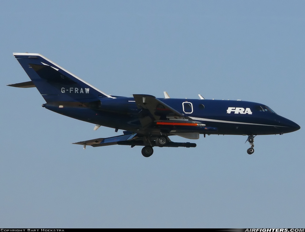 Company Owned - FR Aviation Dassault Falcon (Mystere) 20C G-FRAW at Florennes (EBFS), Belgium