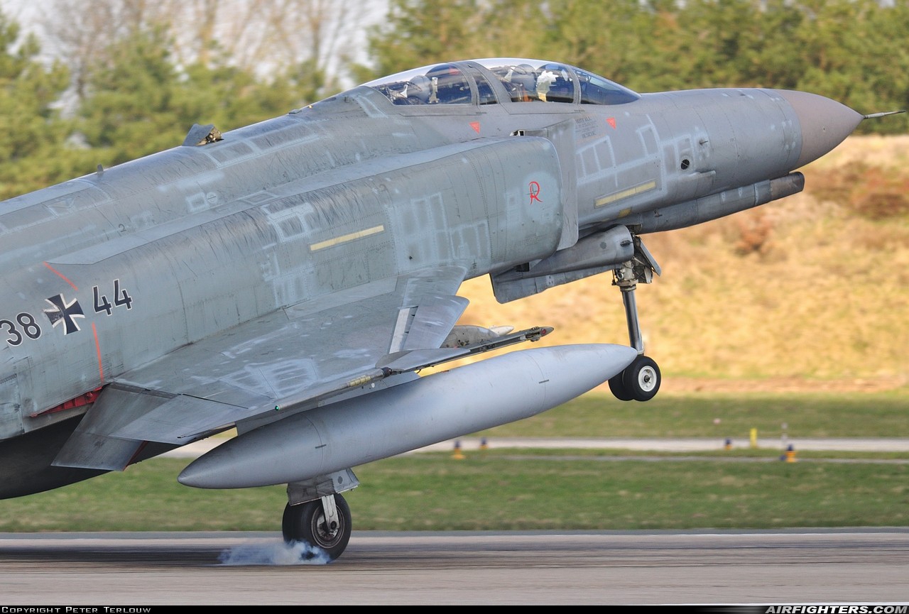 Germany - Air Force McDonnell Douglas F-4F Phantom II 38+44 at Wittmundhafen (Wittmund) (ETNT), Germany