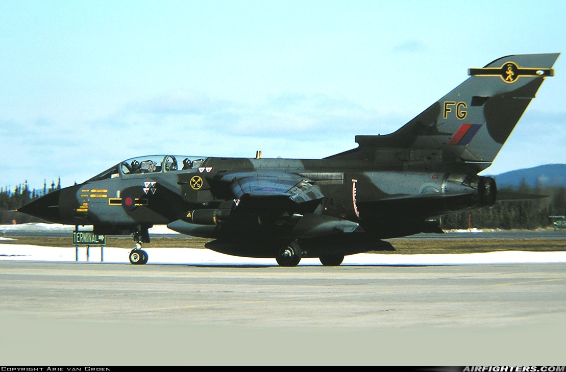 UK - Air Force Panavia Tornado GR1 ZA474 at Goose Bay (YYR / CYYR), Canada