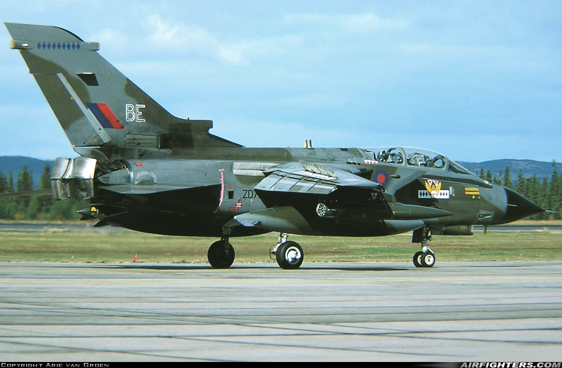 UK - Air Force Panavia Tornado GR1 ZD714 at Goose Bay (YYR / CYYR), Canada