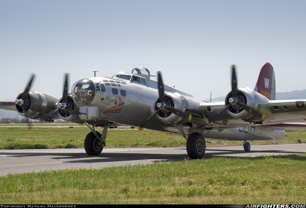 Private Boeing B-17G Flying Fortress (299P) N5017N at Chino (CNO), USA