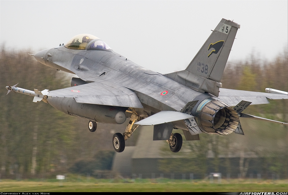 Italy - Air Force General Dynamics F-16A/ADF Fighting Falcon MM7238 at Breda - Gilze-Rijen (GLZ / EHGR), Netherlands
