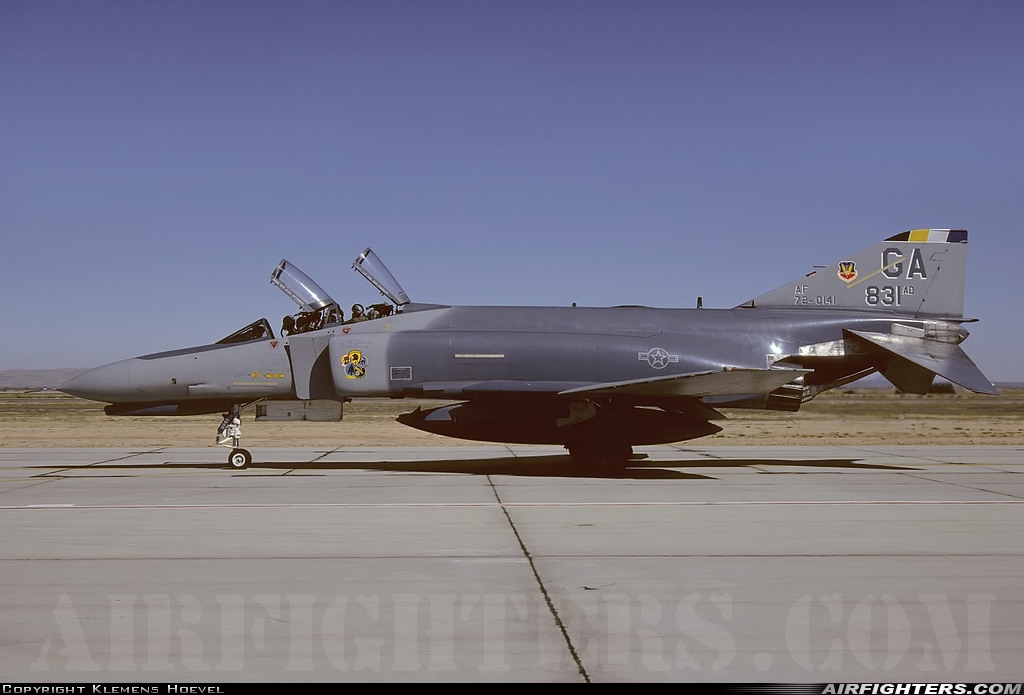 USA - Air Force McDonnell Douglas F-4E Phantom II 72-0141 at Victorville - Southern California Logistics (Int.) (George AFB) (VCV), USA