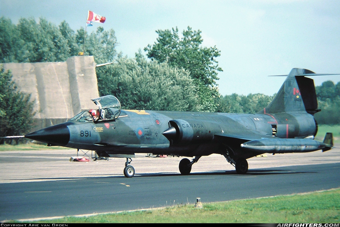 Canada - Air Force Canadair CF-104 Starfighter (CL-90) 104891 at Leeuwarden (LWR / EHLW), Netherlands