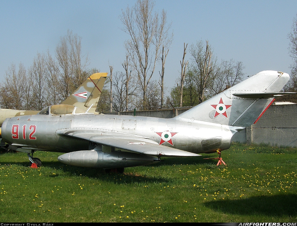Hungary - Air Force Mikoyan-Gurevich MiG-15bis 912 at Szolnok (LHSN), Hungary