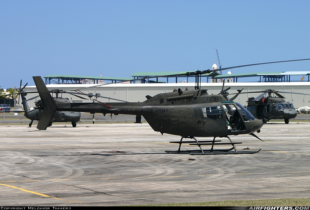 USA - Army Bell OH-58A+ Kiowa (206A-1) 71-20559 at San Juan - Isla Grande (SIG / TJIG), Puerto Rico