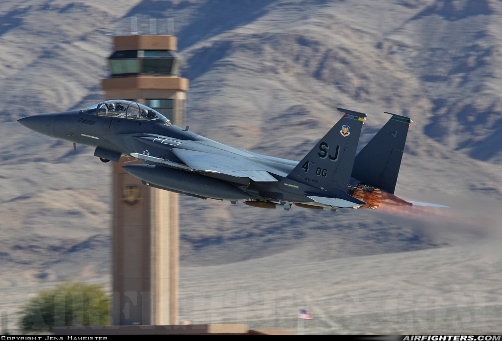 USA - Air Force McDonnell Douglas F-15E Strike Eagle 88-1695 at Las Vegas - Nellis AFB (LSV / KLSV), USA