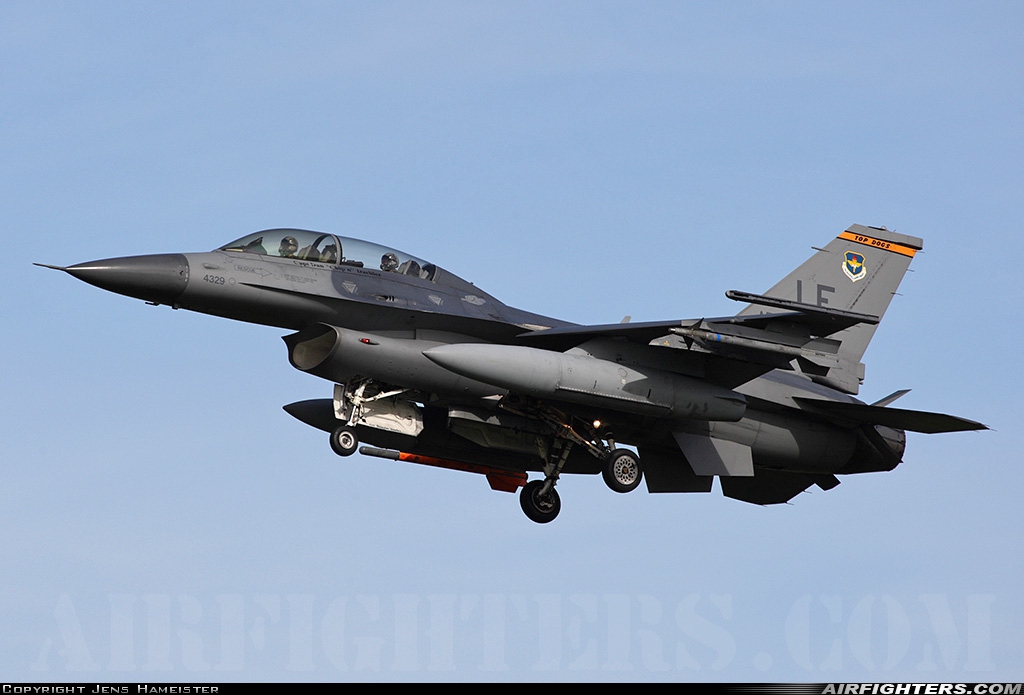 USA - Air Force General Dynamics F-16D Fighting Falcon 84-1329 at Glendale (Phoenix) - Luke AFB (LUF / KLUF), USA