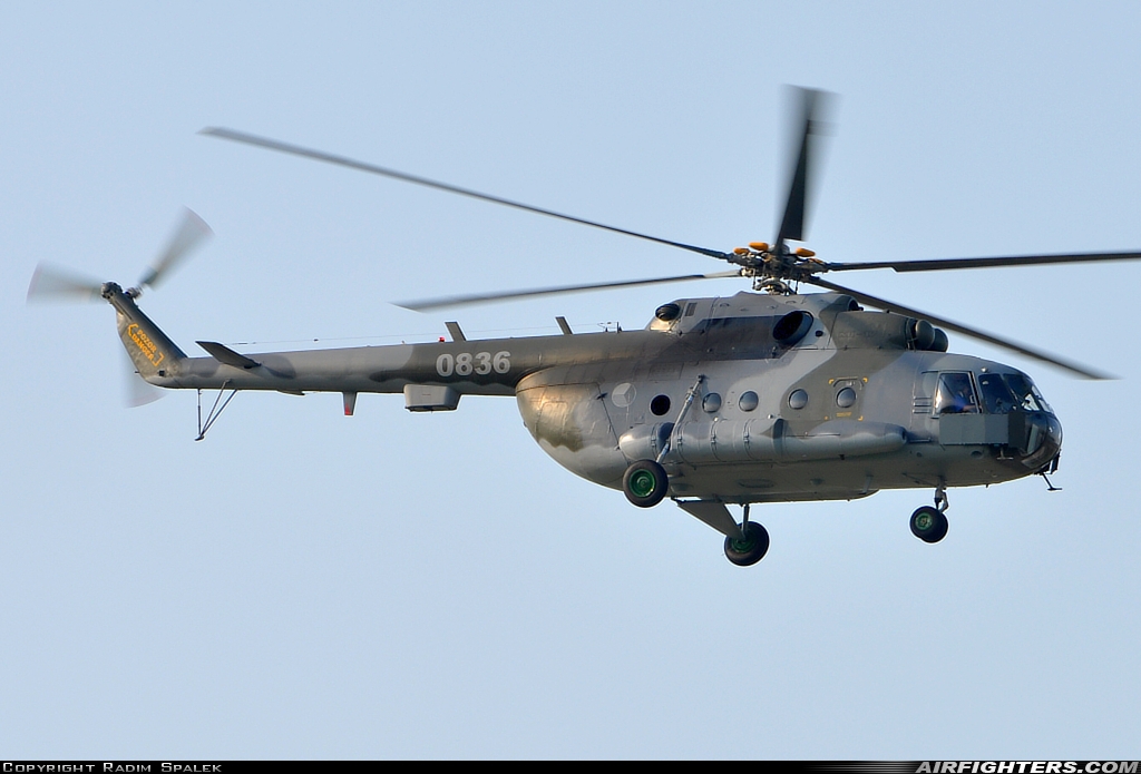 Czech Republic - Air Force Mil Mi-17 0836 at Pardubice (PED / LKPD), Czech Republic