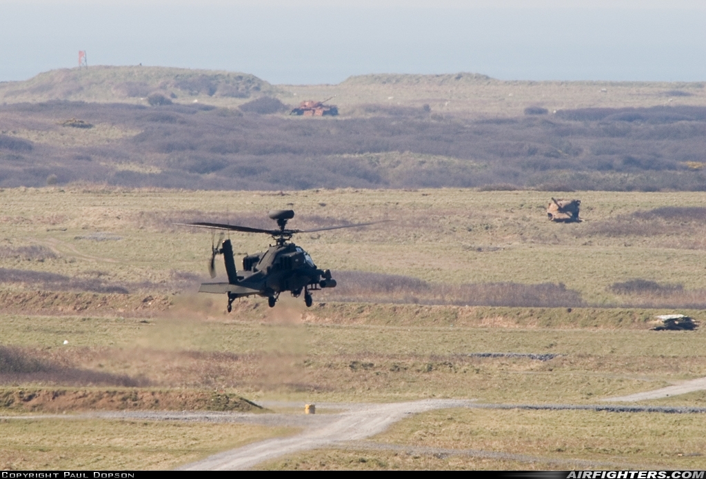 UK - Army Westland Apache AH1 (WAH-64D)  at Off-Airport - Castlemartin Range, UK