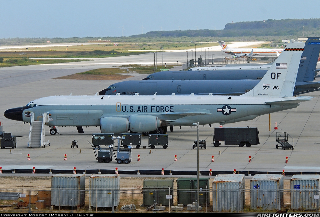 USA - Air Force Boeing RC-135V Rivet Joint (739-445B) 64-4846 at Willemstad / Curacao - Hato (CUR / TNCC), Netherlands Antilles