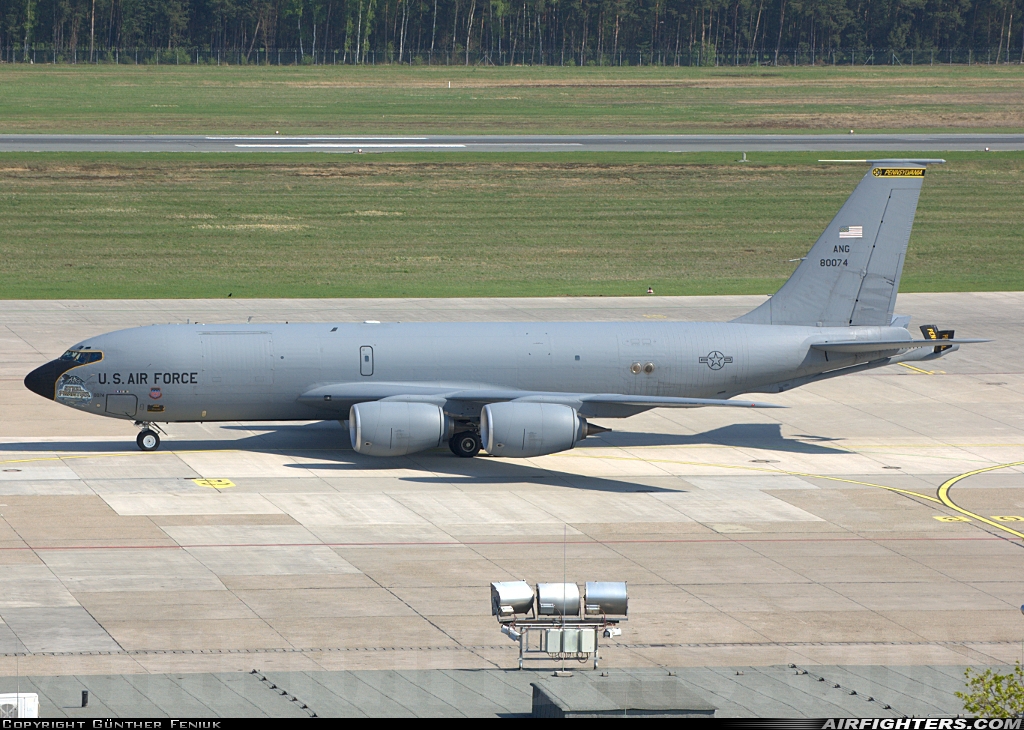 USA - Air Force Boeing KC-135T Stratotanker (717-148) 58-0074 at Nuremberg (NUE / EDDN), Germany