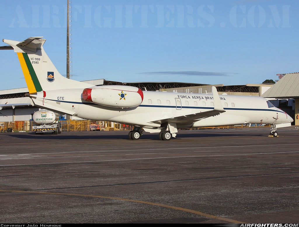 Brazil - Air Force Embraer VC-99B (ERJ-135BJ) 2580 at , 