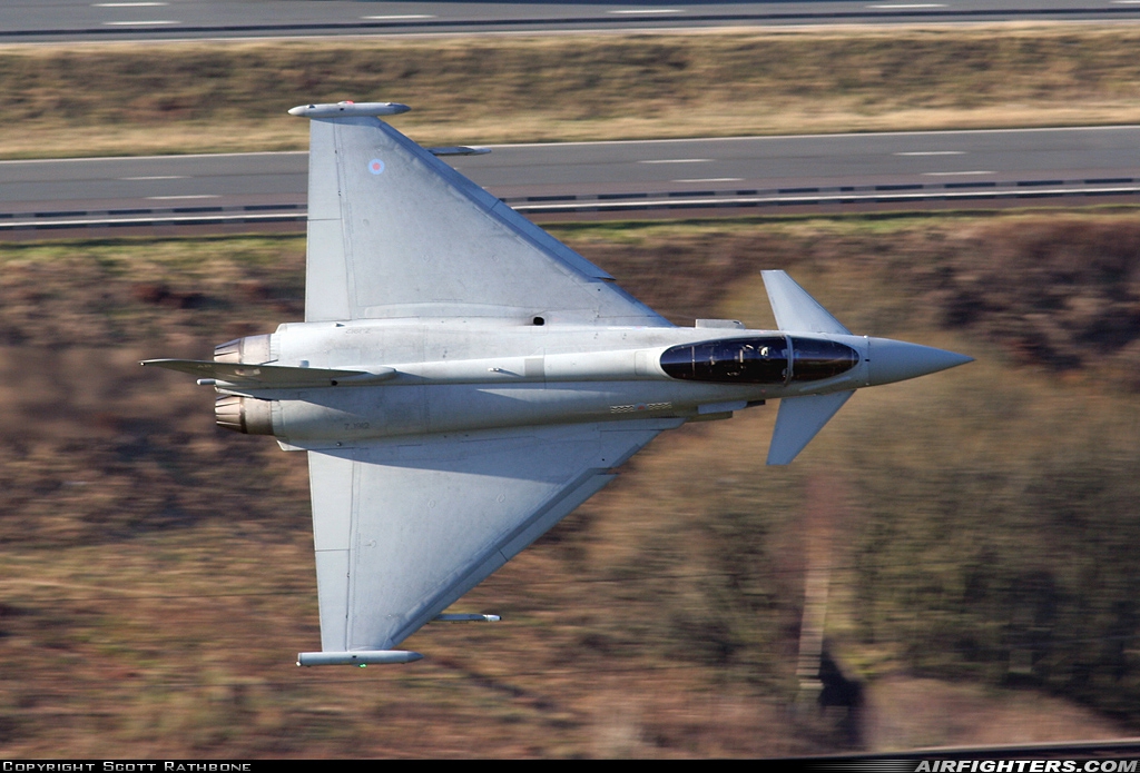 UK - Air Force Eurofighter Typhoon F2 ZJ912 at Off-Airport - Cumbria, UK