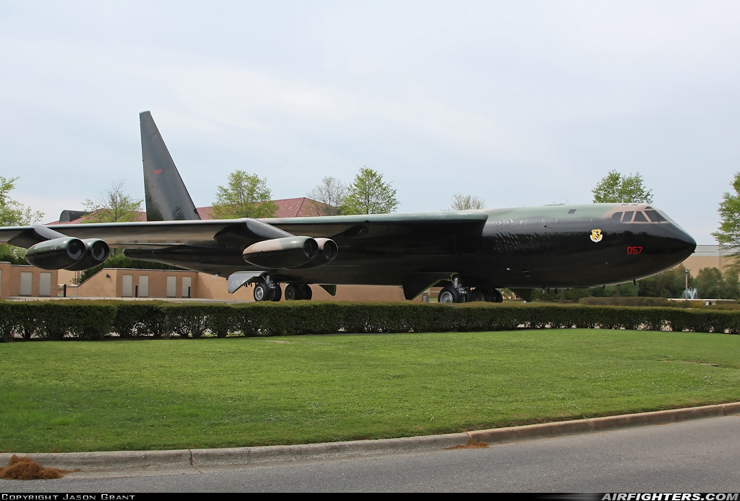 USA - Air Force Boeing B-52D Stratofortress 55-0057 at Maxwell AFB (MXF/KMXF), USA