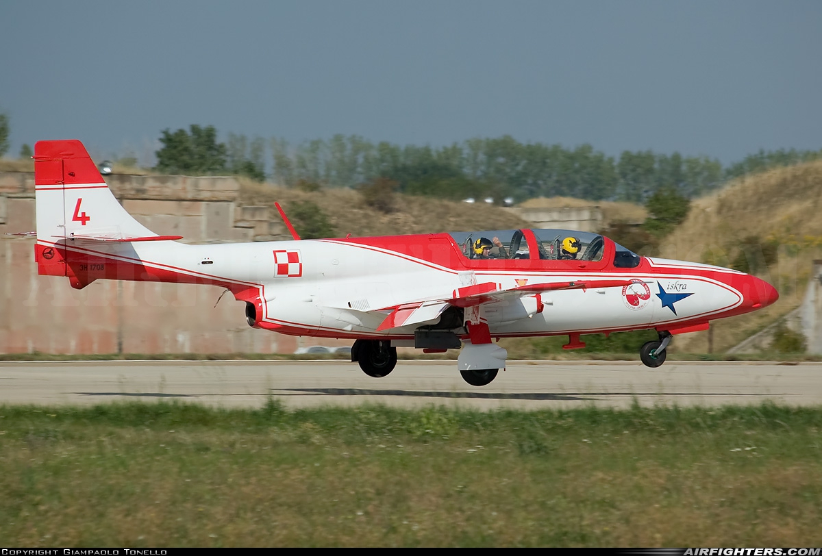 Poland - Air Force PZL-Mielec TS-11 Iskra 1708 at Brno - Turany (BRQ / LKTB), Czech Republic