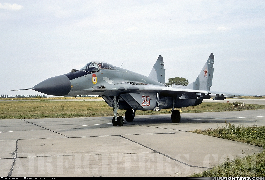 Russia - Air Force Mikoyan-Gurevich MiG-29 (9.13)  at Grossenhain (EDAK), Germany