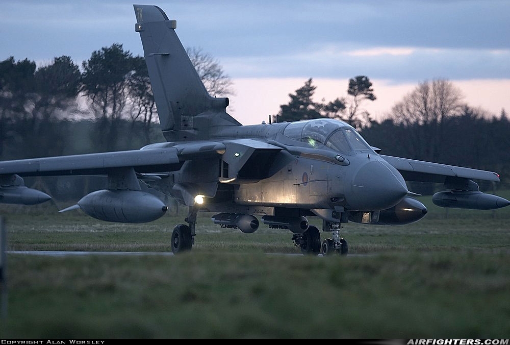 UK - Air Force Panavia Tornado GR4 0 at Lossiemouth (LMO / EGQS), UK
