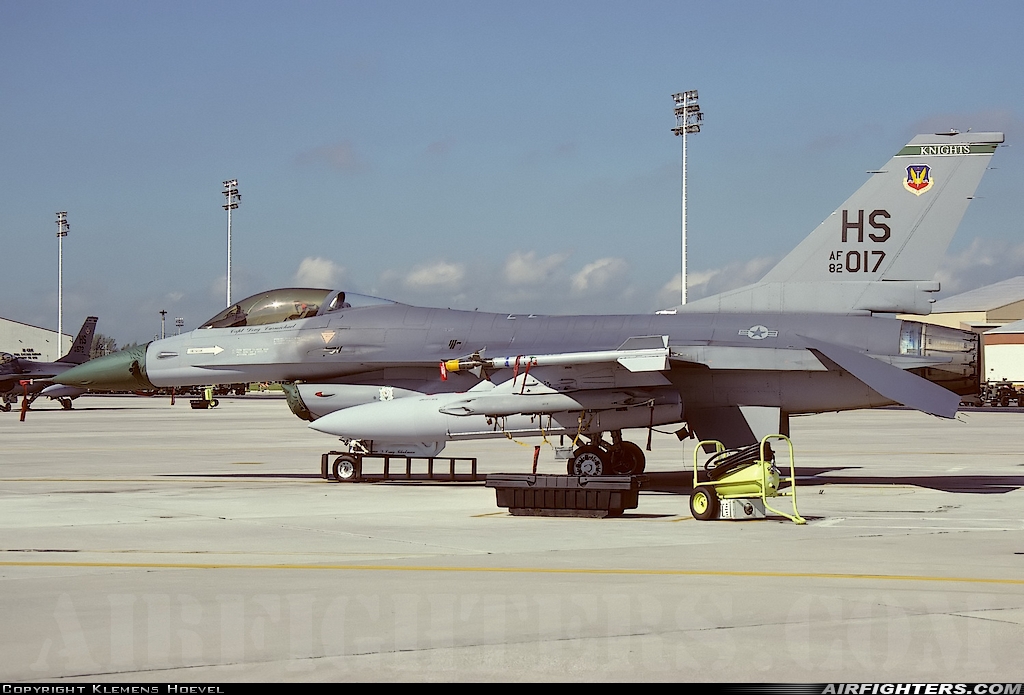 USA - Air Force General Dynamics F-16A Fighting Falcon 82-1017 at Homestead - Dade County-Homestead Regional (Homestead AFB) (HST / KHST), USA