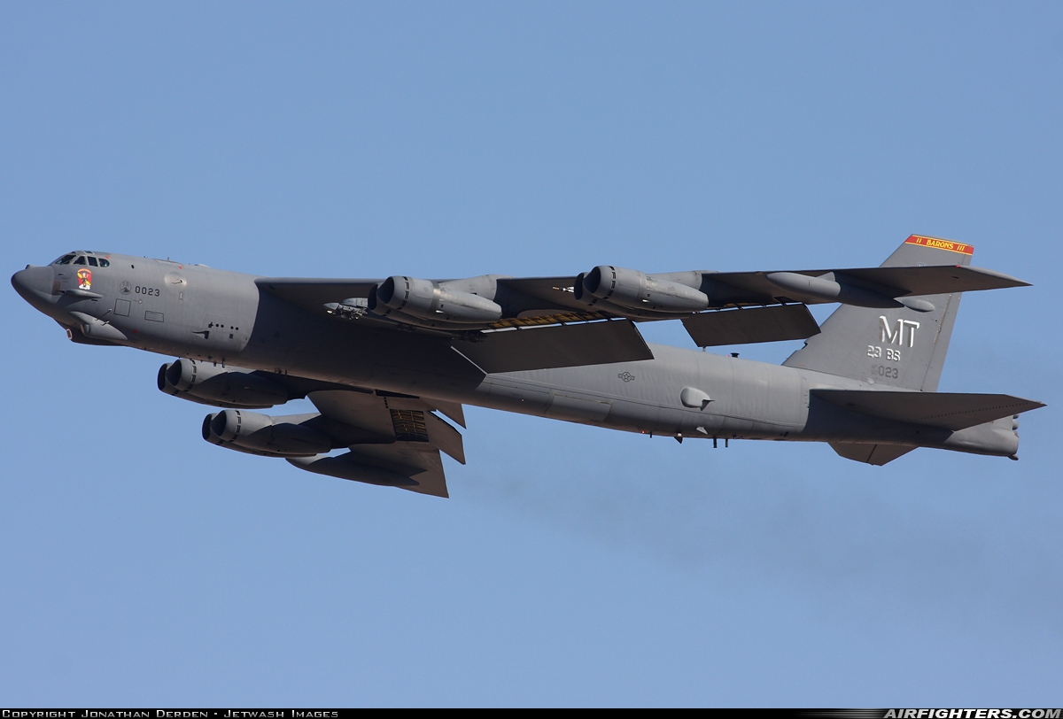 USA - Air Force Boeing B-52H Stratofortress 60-0023 at Las Vegas - Nellis AFB (LSV / KLSV), USA
