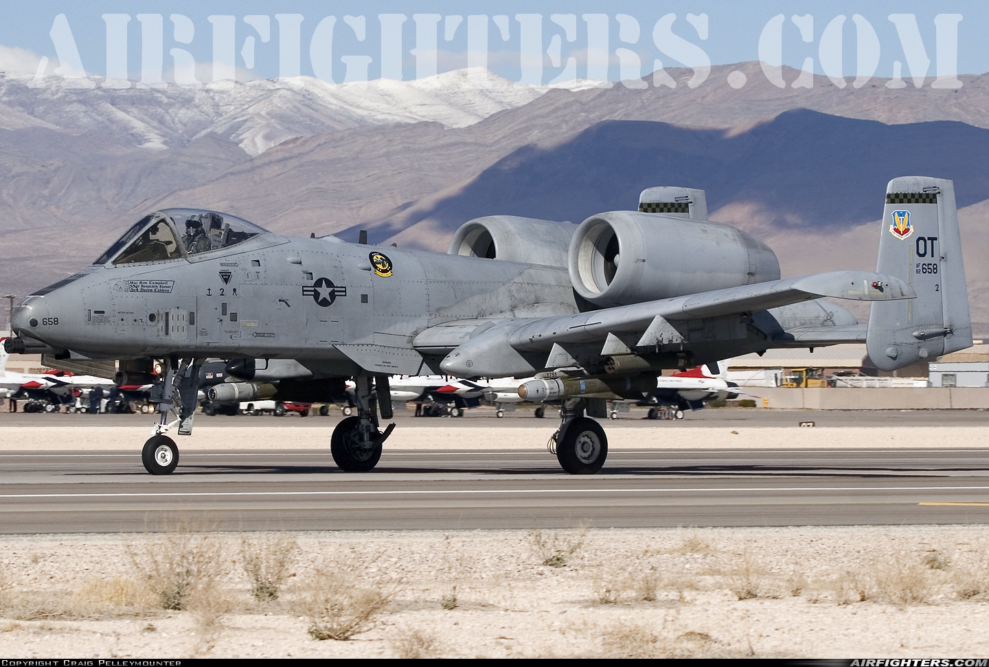 USA - Air Force Fairchild A-10C Thunderbolt II 82-0658 at Las Vegas - Nellis AFB (LSV / KLSV), USA