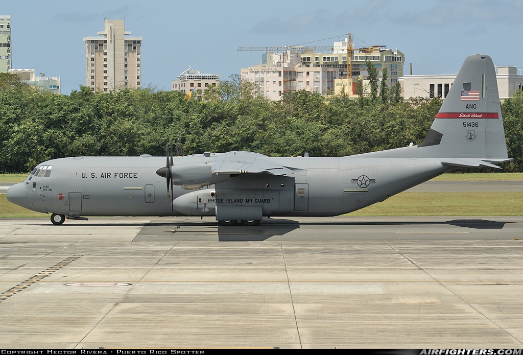 USA - Air Force Lockheed Martin C-130J-30 Hercules (L-382) 06-1438 at San Juan - Luis Munoz Marin Int. (SJU / TJSJ), Puerto Rico