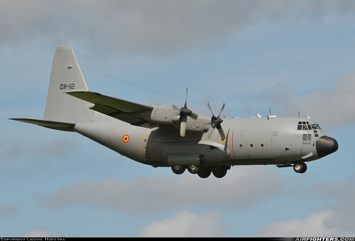 Belgium - Air Force Lockheed C-130H Hercules (L-382) CH-12 at Leeuwarden (LWR / EHLW), Netherlands