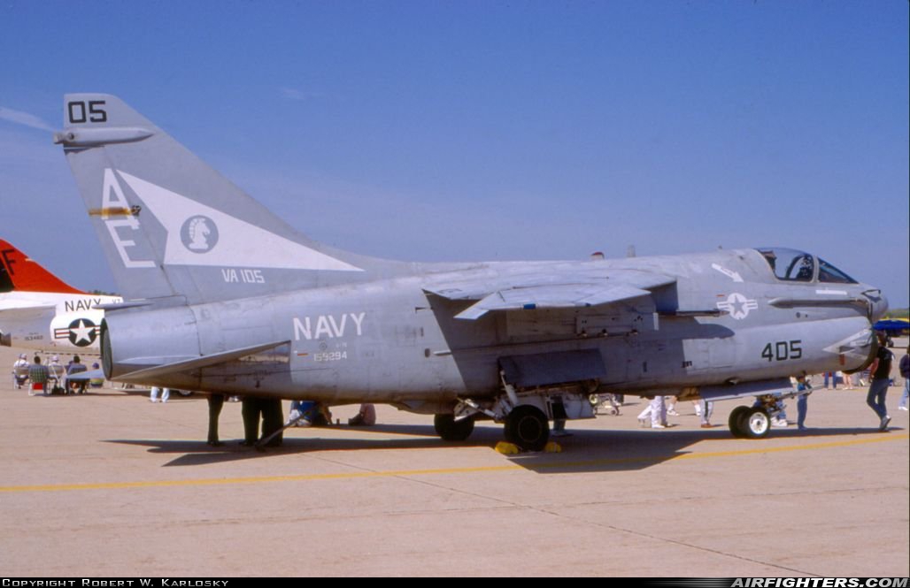 USA - Navy LTV Aerospace A-7E Corsair II 159294 at Portsmouth - Pease AFB (PSM / KPSM), USA