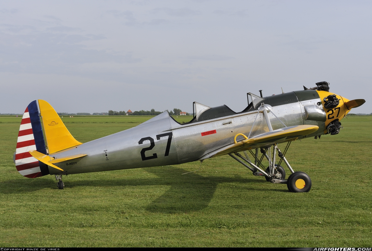 Private Ryan PT-21 Recruit G-AGYY at Texel (EHTX), Netherlands