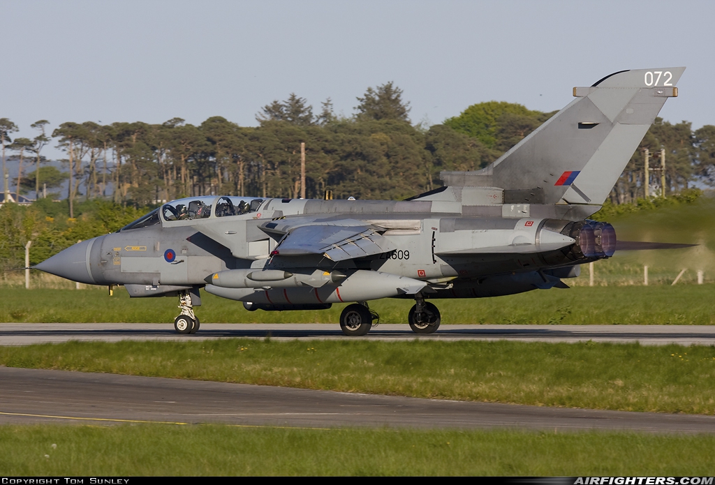 UK - Air Force Panavia Tornado GR4 ZA609 at Lossiemouth (LMO / EGQS), UK