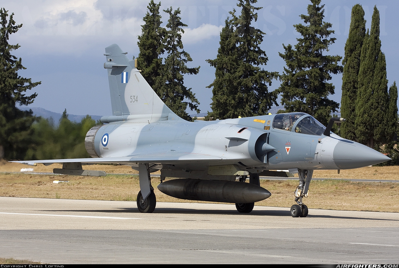 Greece - Air Force Dassault Mirage 2000-5EG 534 at Tanagra (LGTG), Greece