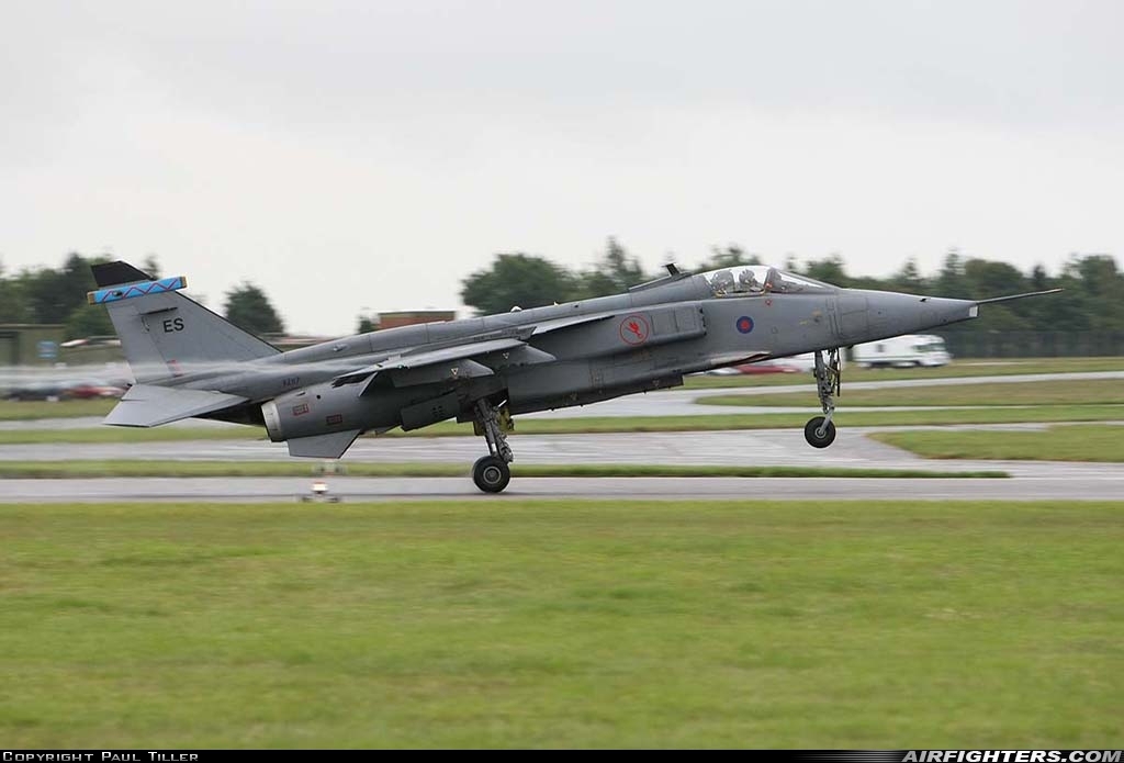 UK - Air Force Sepecat Jaguar GR3A XZ117 at Waddington (WTN / EGXW), UK