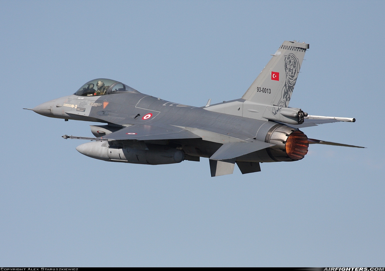 Türkiye - Air Force General Dynamics F-16C Fighting Falcon 93-0013 at Lechfeld (ETSL), Germany