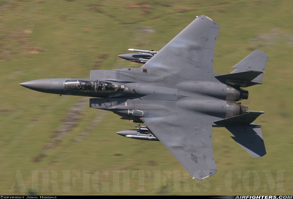 USA - Air Force McDonnell Douglas F-15E Strike Eagle 01-2001 at Off-Airport - Machynlleth Loop Area, UK