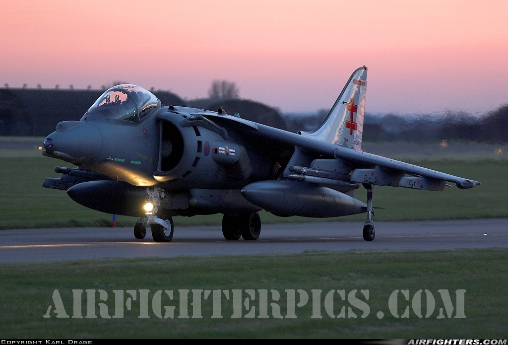 UK - Air Force British Aerospace Harrier GR.9 ZG478 at Coningsby (EGXC), UK