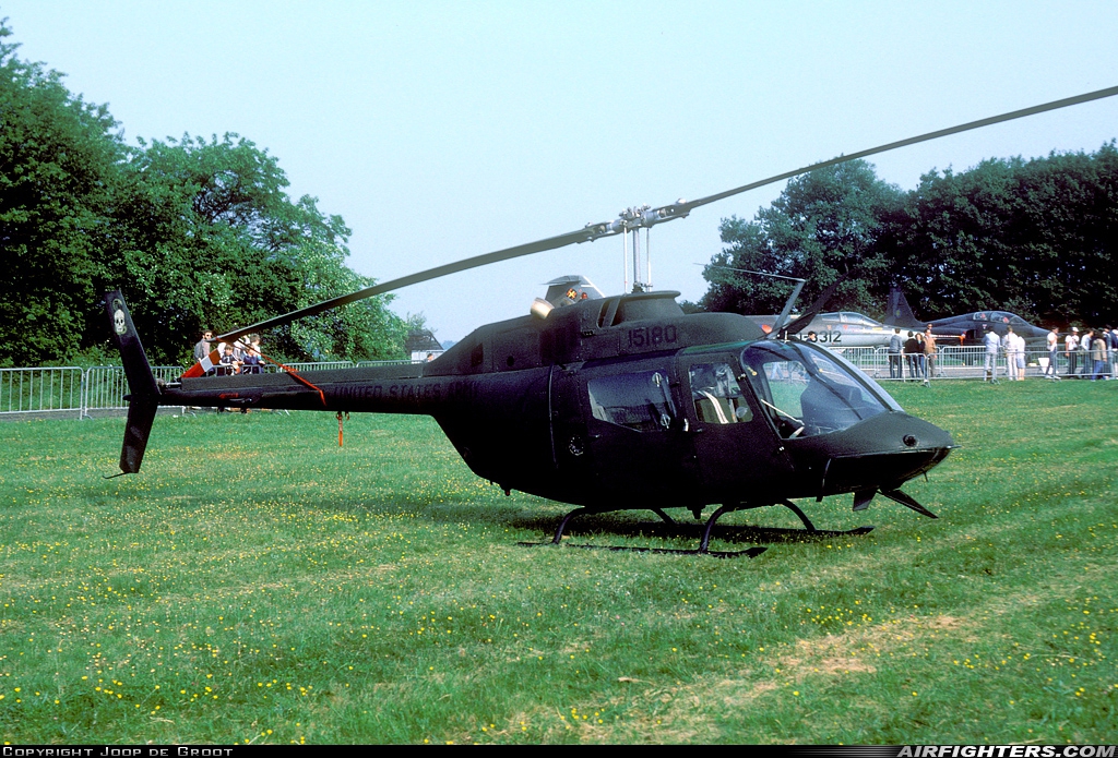 USA - Army Bell OH-58A Kiowa (206A-1) 70-15180 at Arnhem - Deelen (EHDL), Netherlands