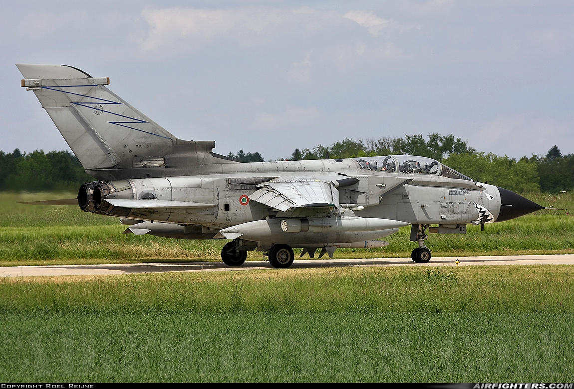 Italy - Air Force Panavia Tornado ECR MM7053 at Florennes (EBFS), Belgium