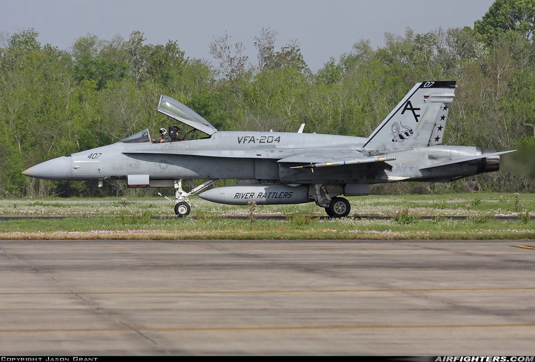 USA - Navy McDonnell Douglas F/A-18A Hornet 162866 at JRB New Orleans (NBG / KNBG), USA